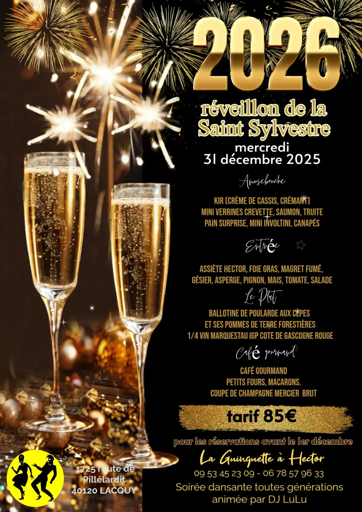 Réveillon de la St Sylvestre