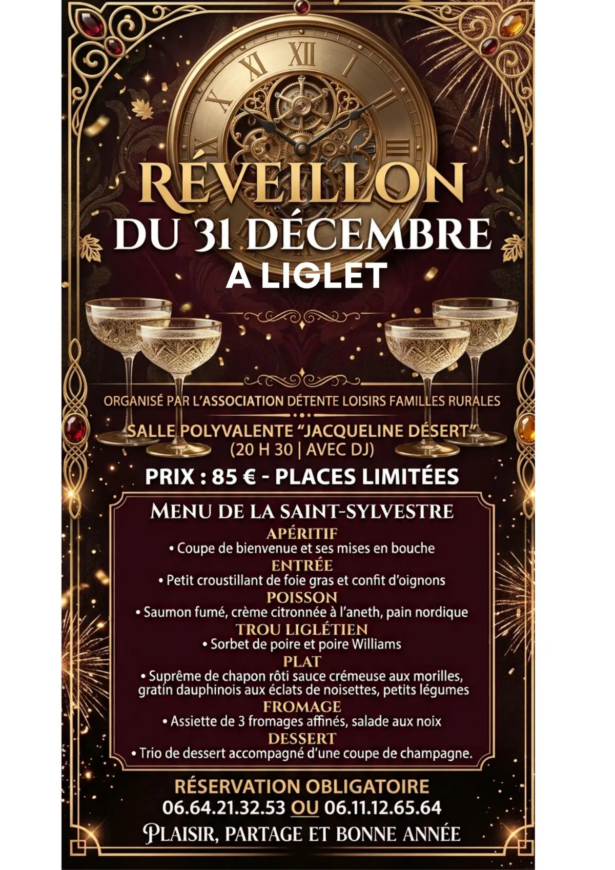 Reveillon Du 31 Décembre A Liglet