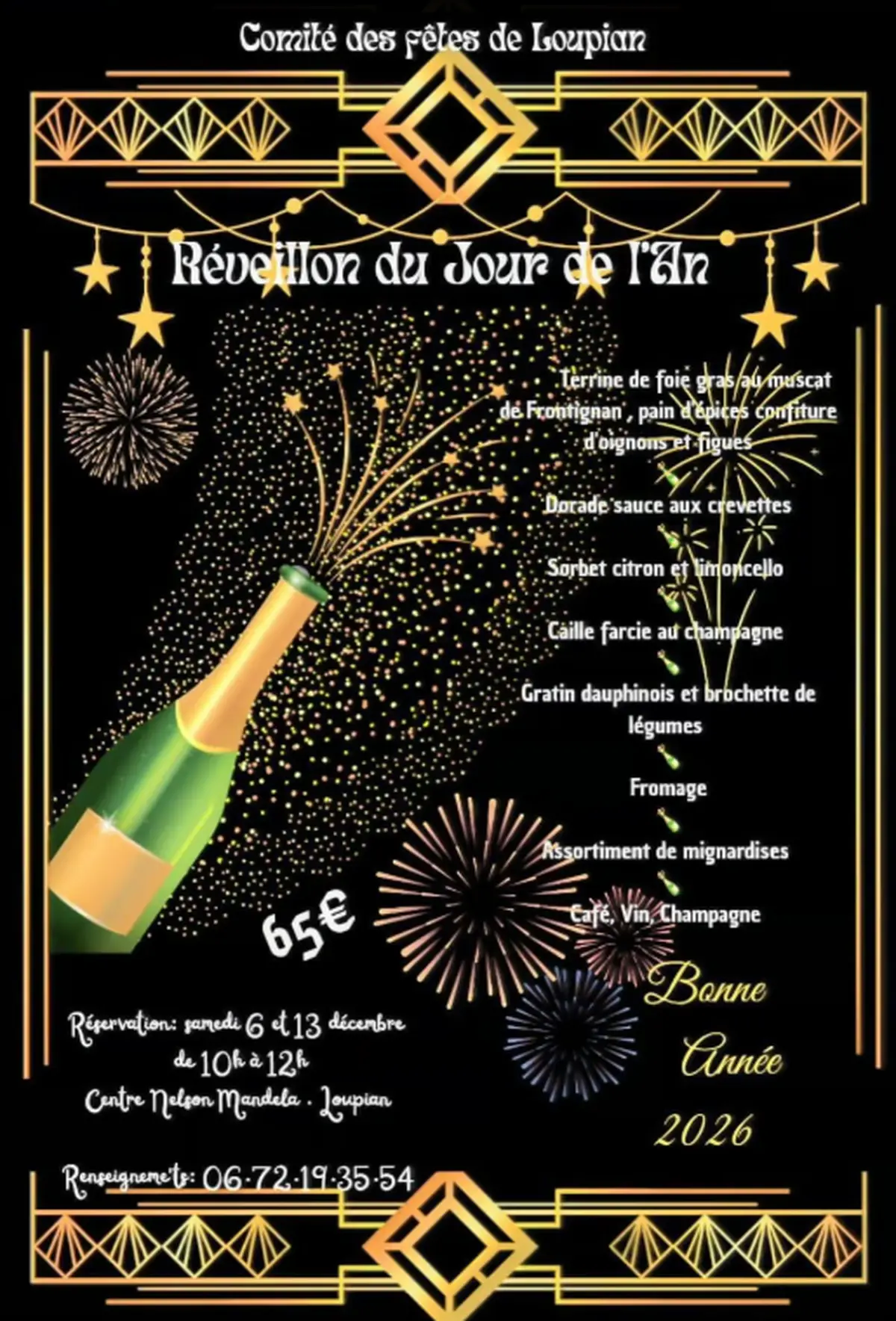 Réveillon Du Nouvel An 2025-2026 à Loupian