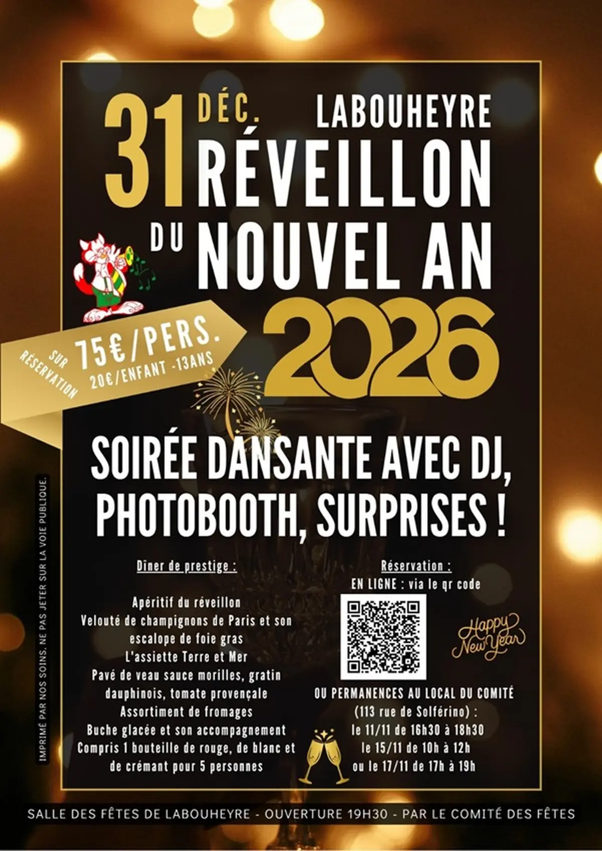 Réveillon du nouvel an