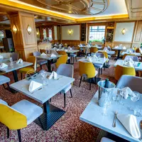 La salle du restaurant Au Cheval Blanc à Baldersheim DR