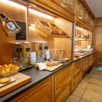 L'espace petit déjeuner DR