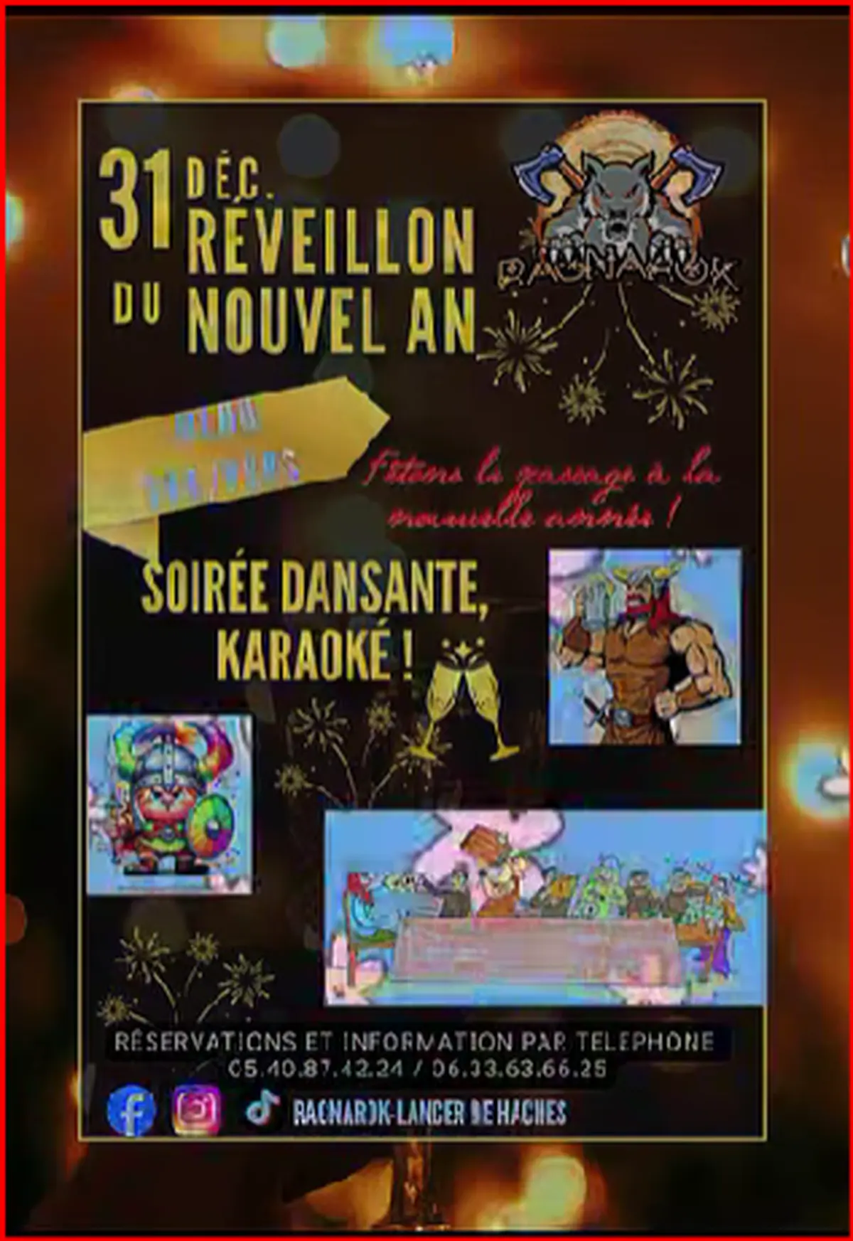 Réveillon du Nouvel An au Ragnarok