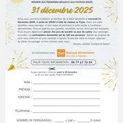 Réveillon ensemble et solidaire