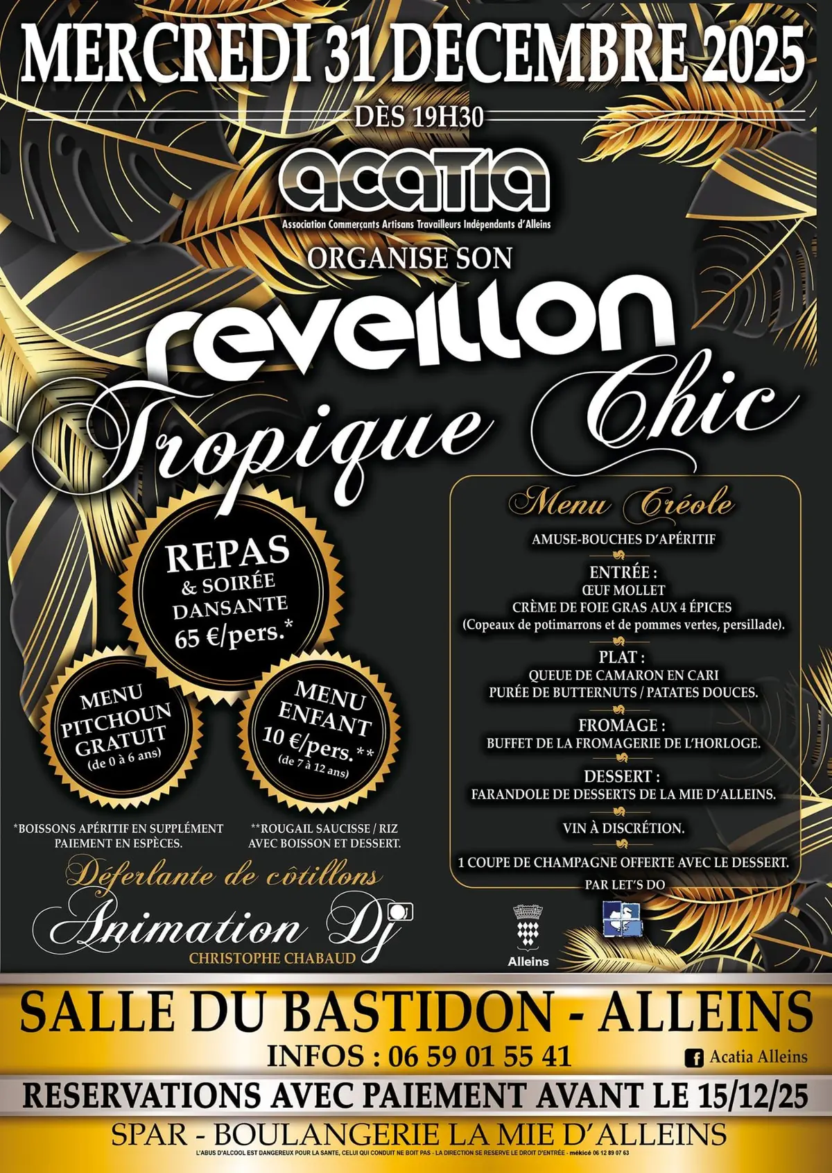Réveillon Tropique chic
