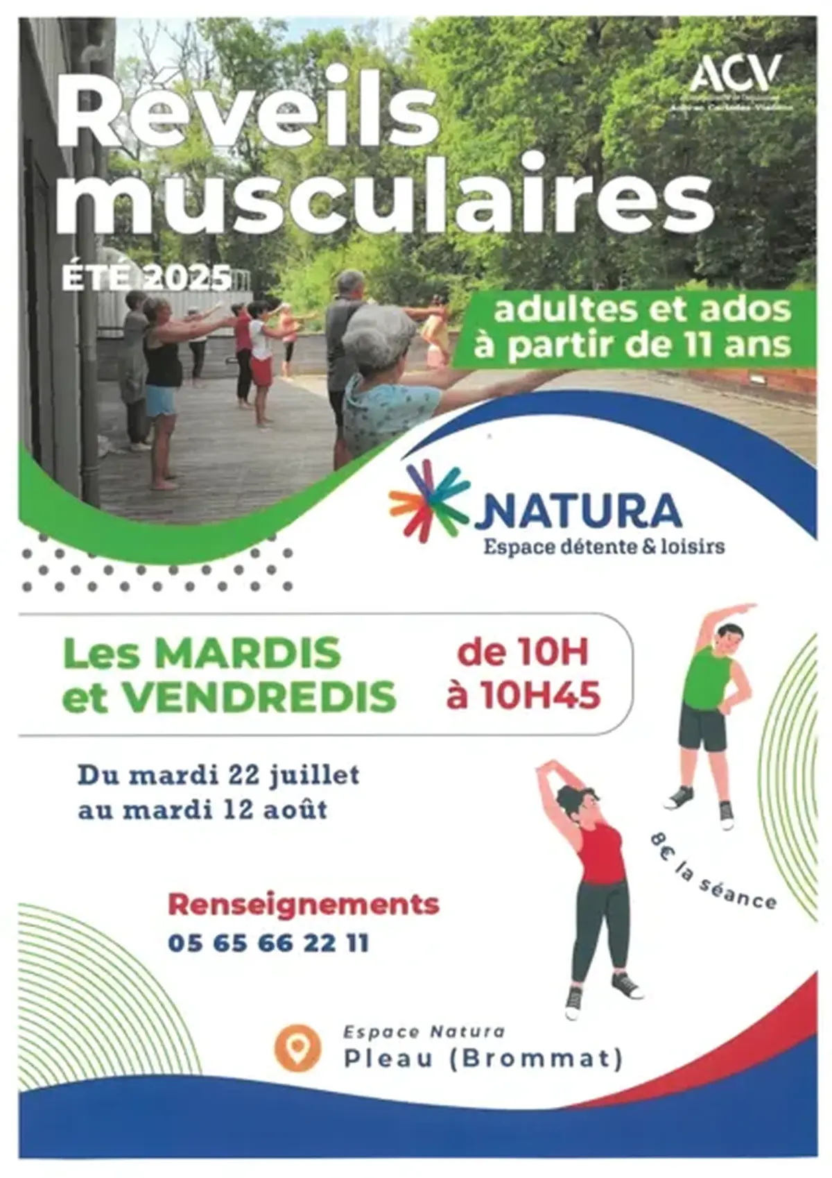 Réveils musculaires avec Natura Bien Etre