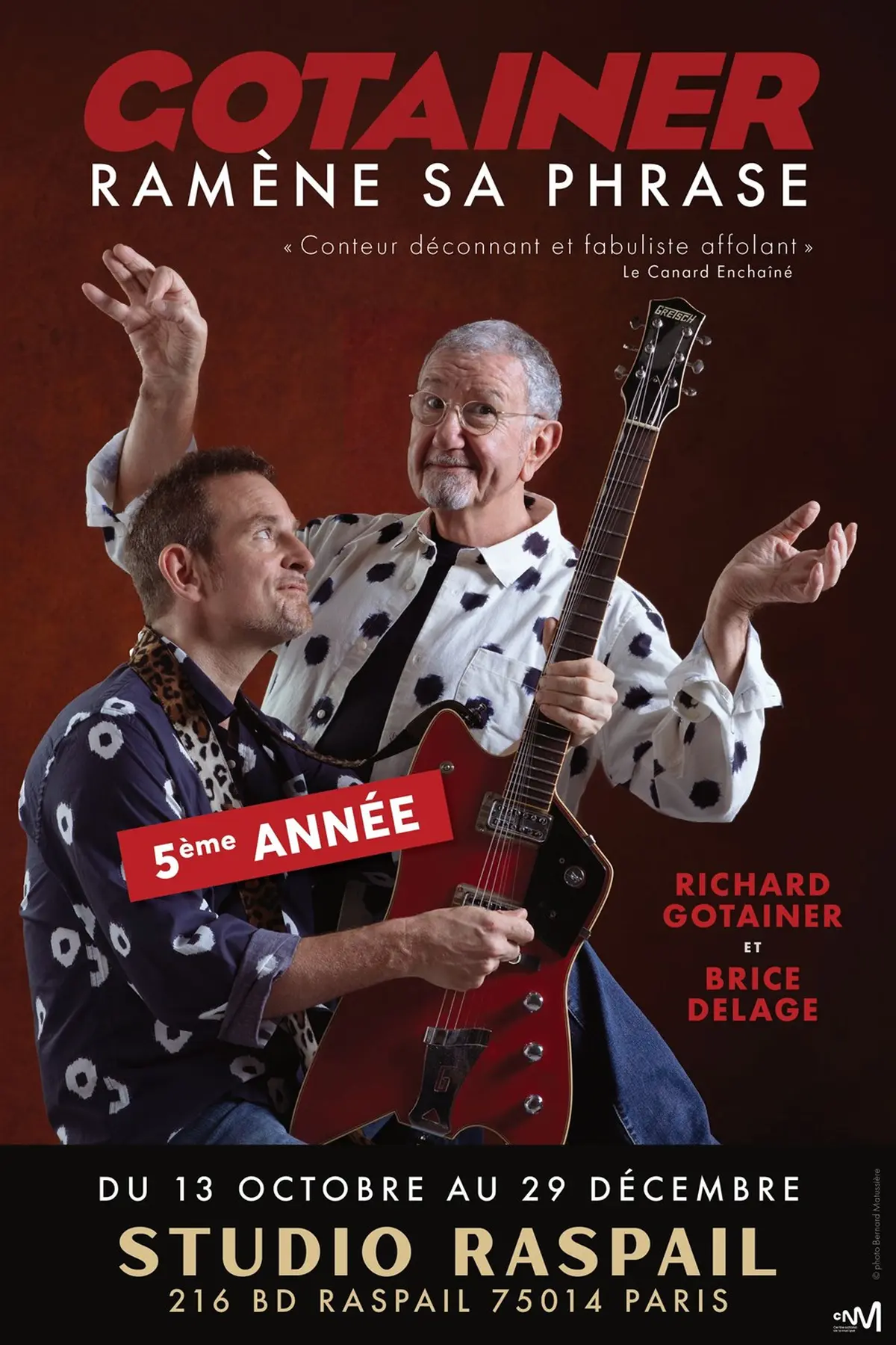 Richard Gotainer dans Gotainer ramène sa phrase