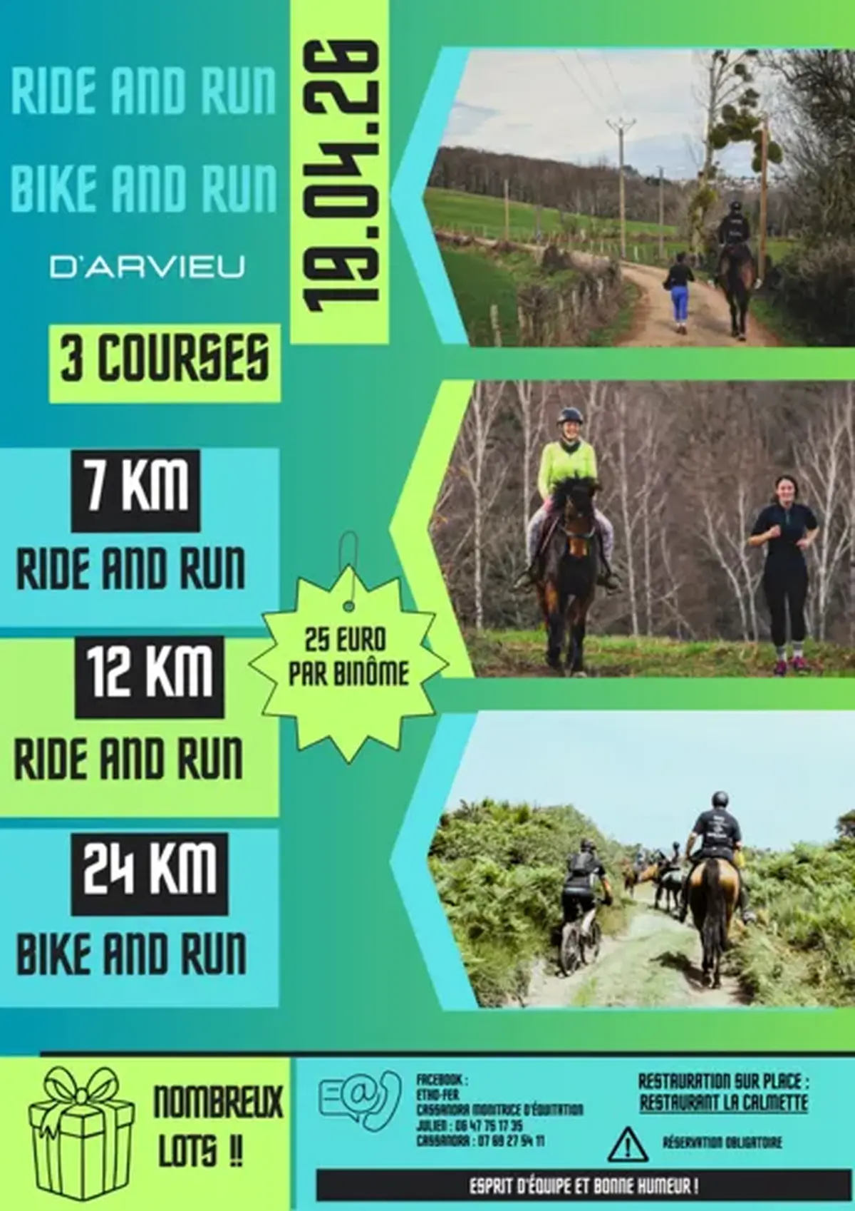Ride & Run, Bike & Run d'Arvieu