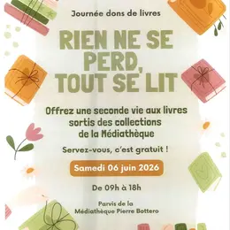 Rien ne se perd, tout se lit : Dons de livres