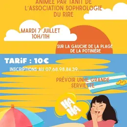 Rire à la plage