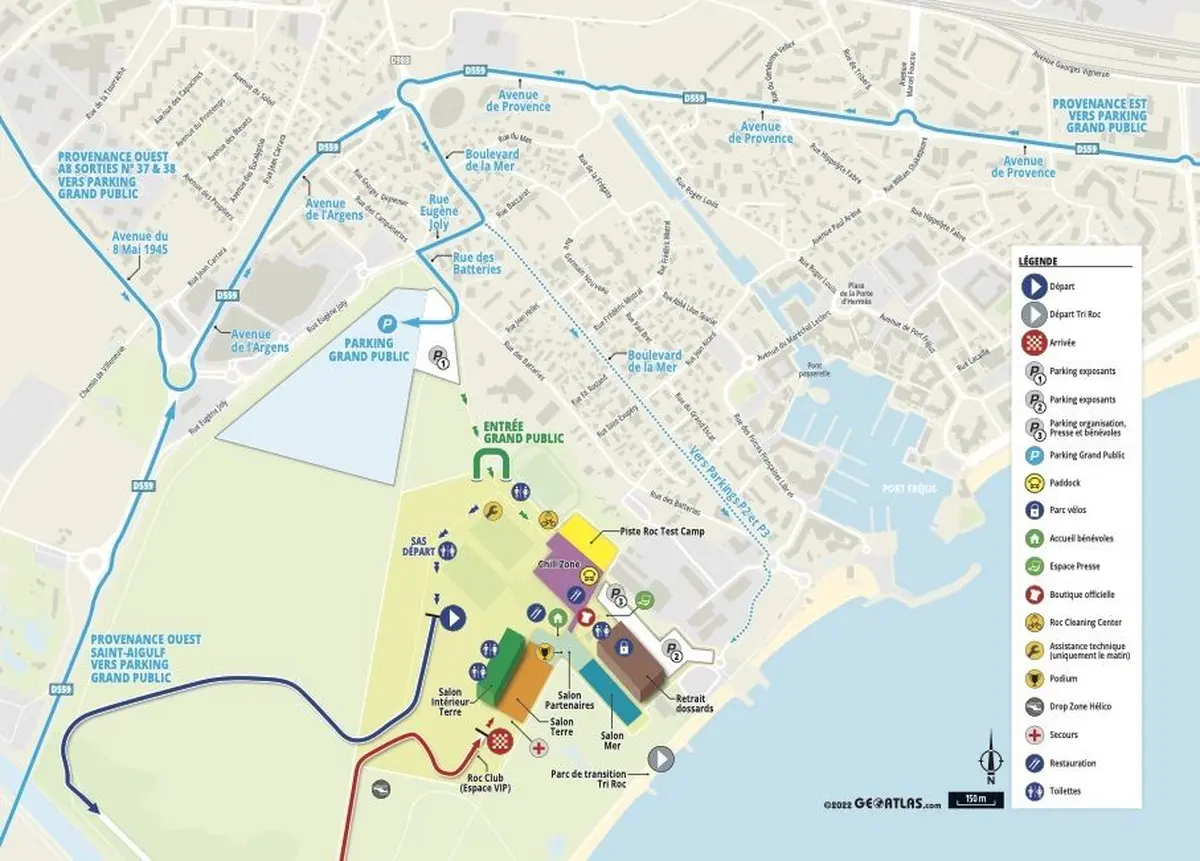 Plan d'accès au site de l'événement