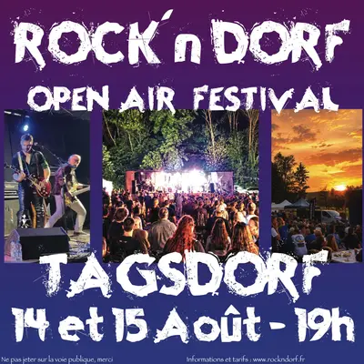 Le Festival Rock N' Dorf revient à Tagsdorf