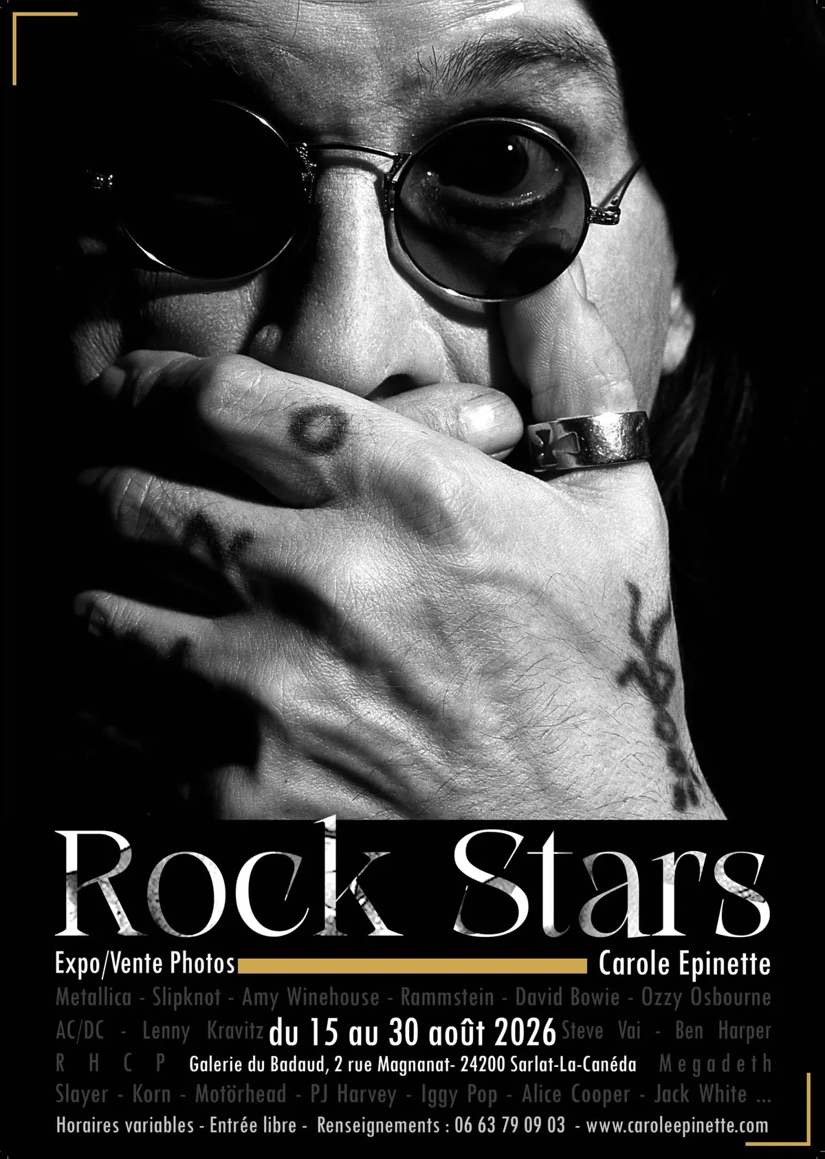 Rock Stars - Expositions de photographies - Carole Epinette
