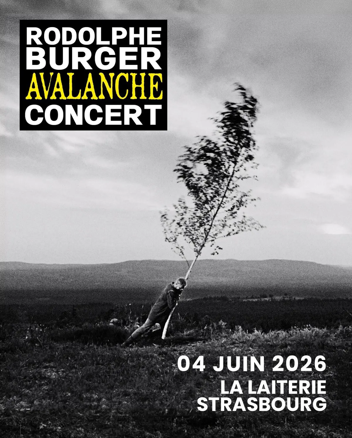 Rodolphe Burger - Avalanche, concert cinématographique