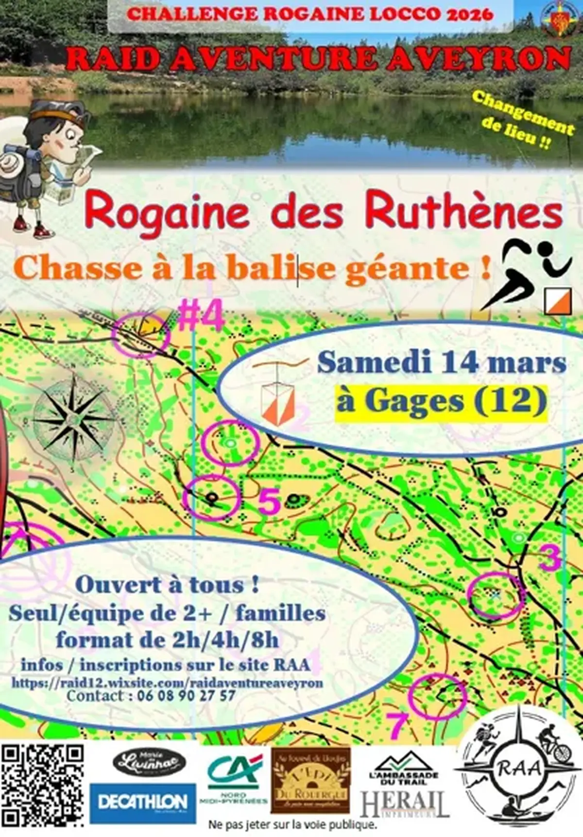 Rogaine des Ruthènes : course d'orientation géante !