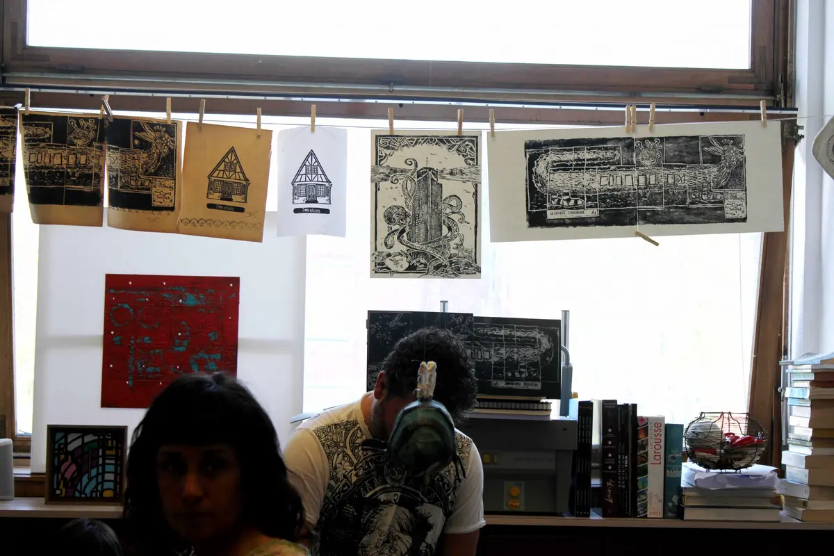 La lithographie dans le sang