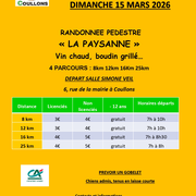 Rondonnée pédestre La Paysanne