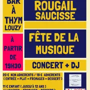 Rougail Saucisse et Fête de la musique à Louzy