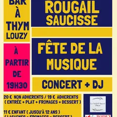 Rougail Saucisse et Fête de la musique à Louzy
