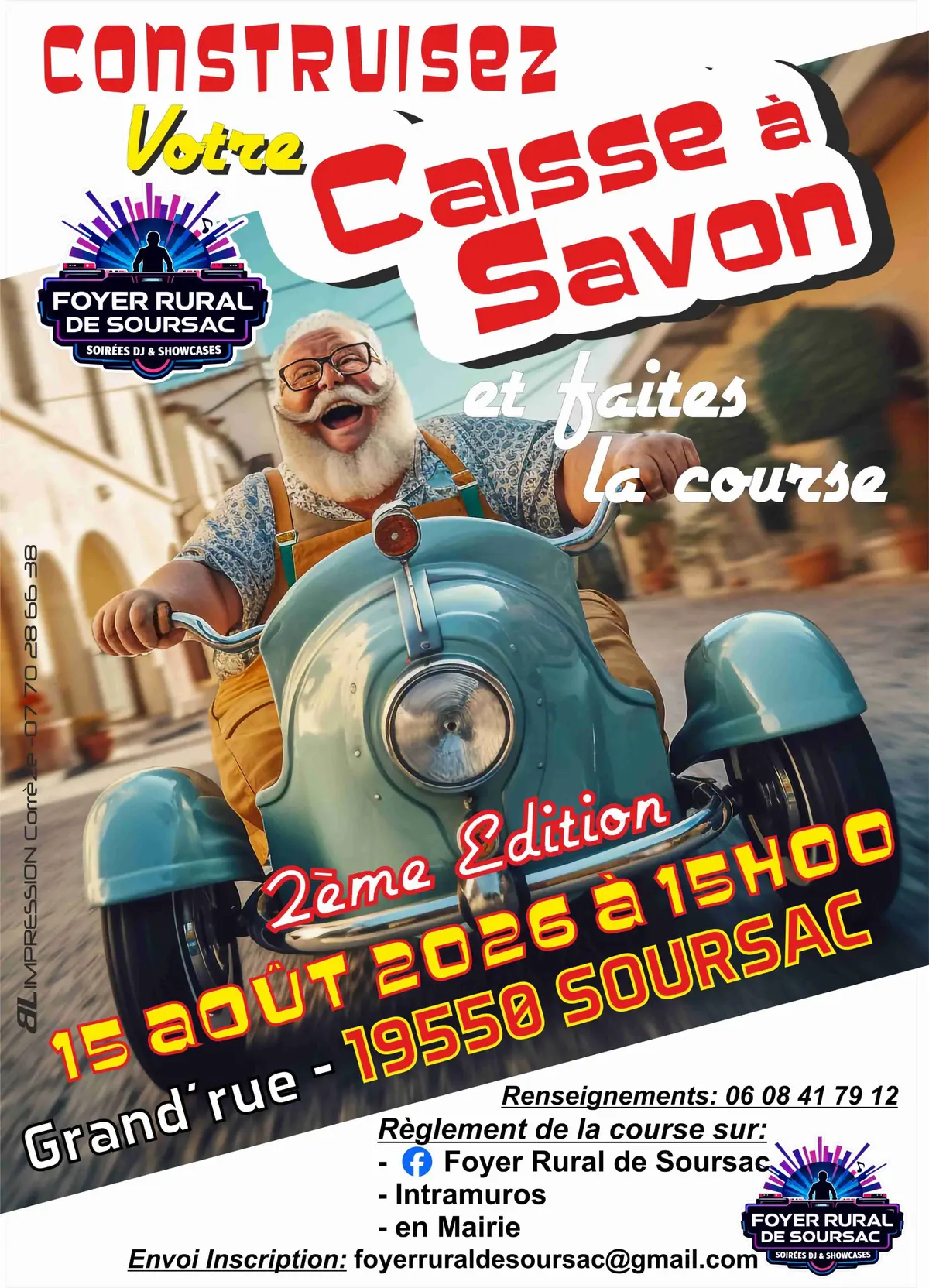 Roule ta caisse course de caisses à savon