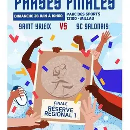 Rugby phases finales : Ras RCPSY/URCA - VS - SC Salonais