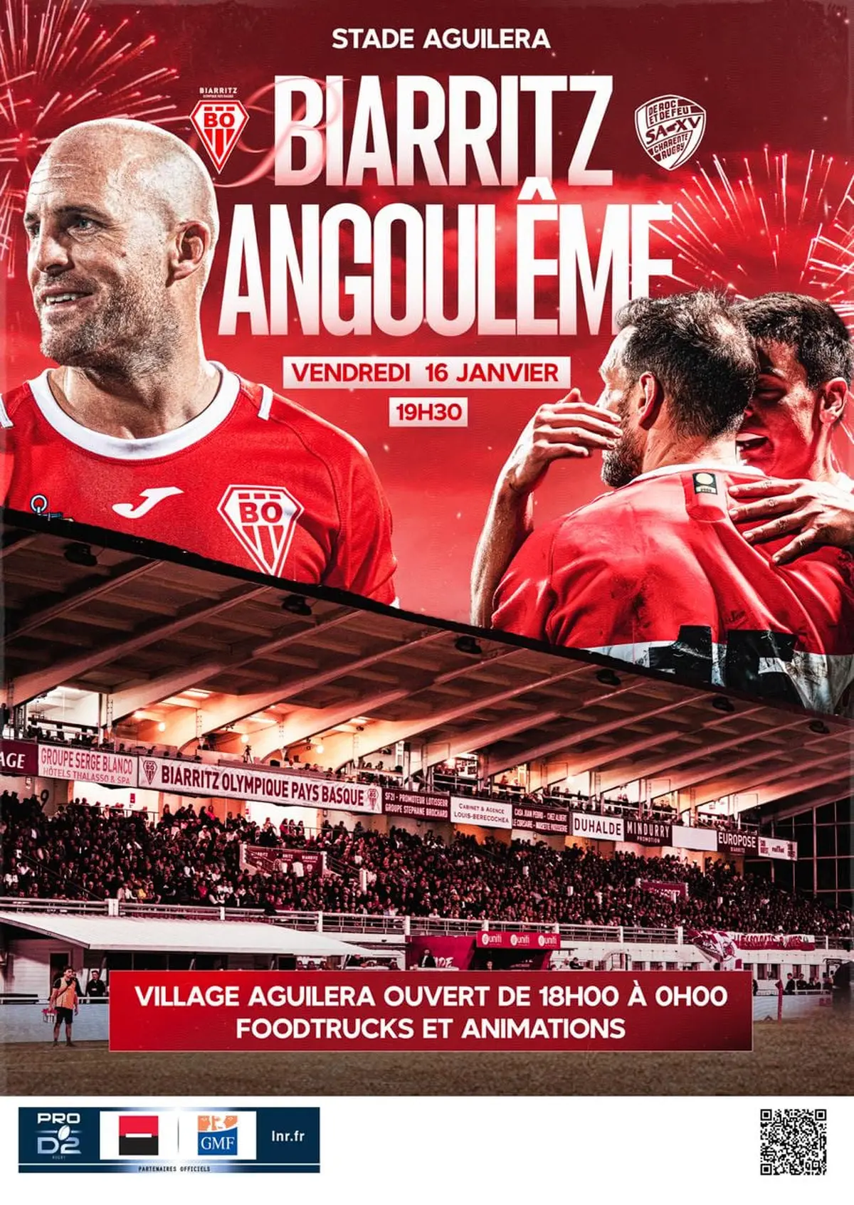 Rugby Pro D2 : Biarritz / SA XV Charente Rugby