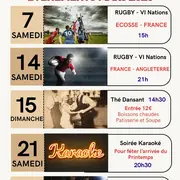 Rugby VI Nations - UBB - Stade Toulousain - la guinguette de Neufont