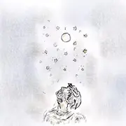 Ruma, l'âne et le boeuf de la crèche de St-François sur le parking du supermarché