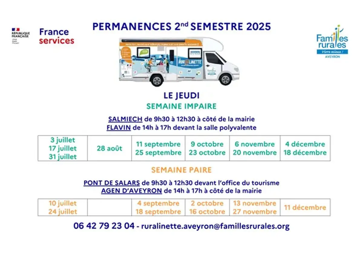 RUR@LINETTE - France services - Permanences