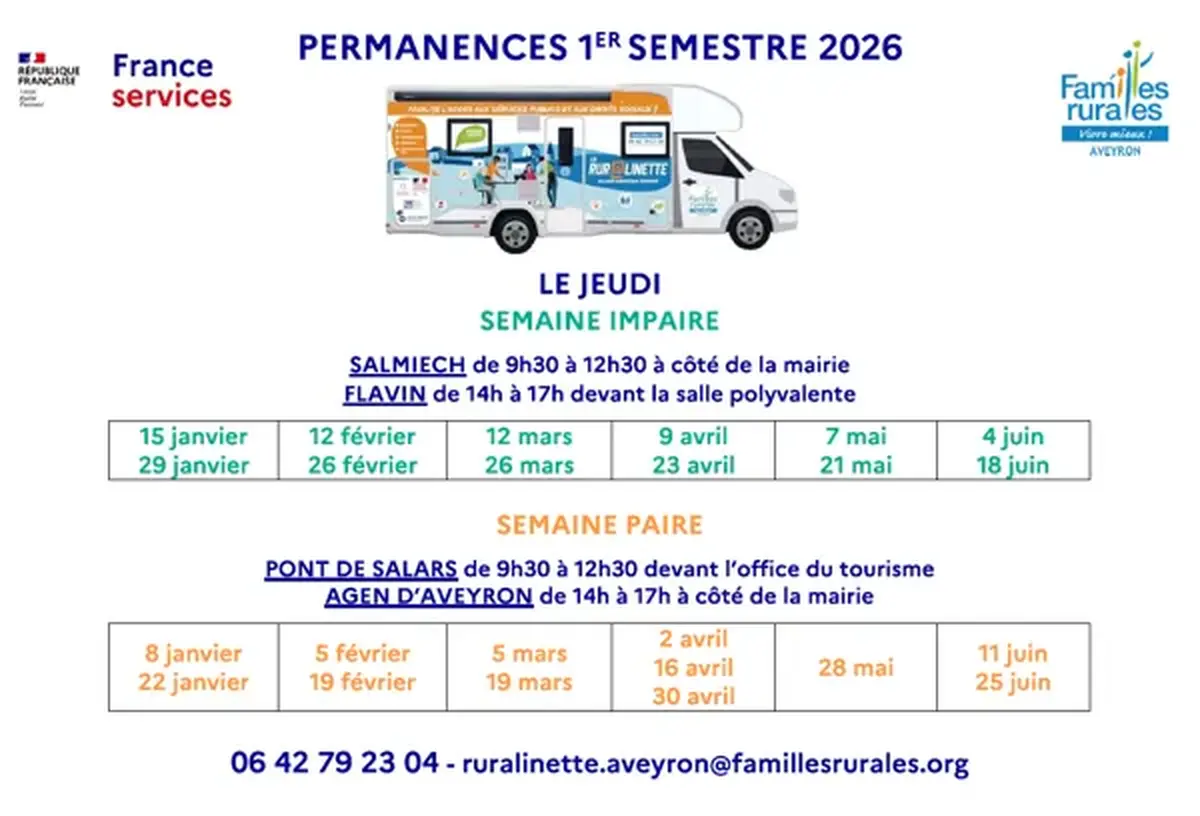 RUR@LINETTE - France services - Permanences