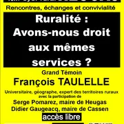 Ruralité : Avons-nous droit aux mêmes services ?