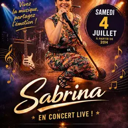 Sabrina en concert à l'Hôtel de France