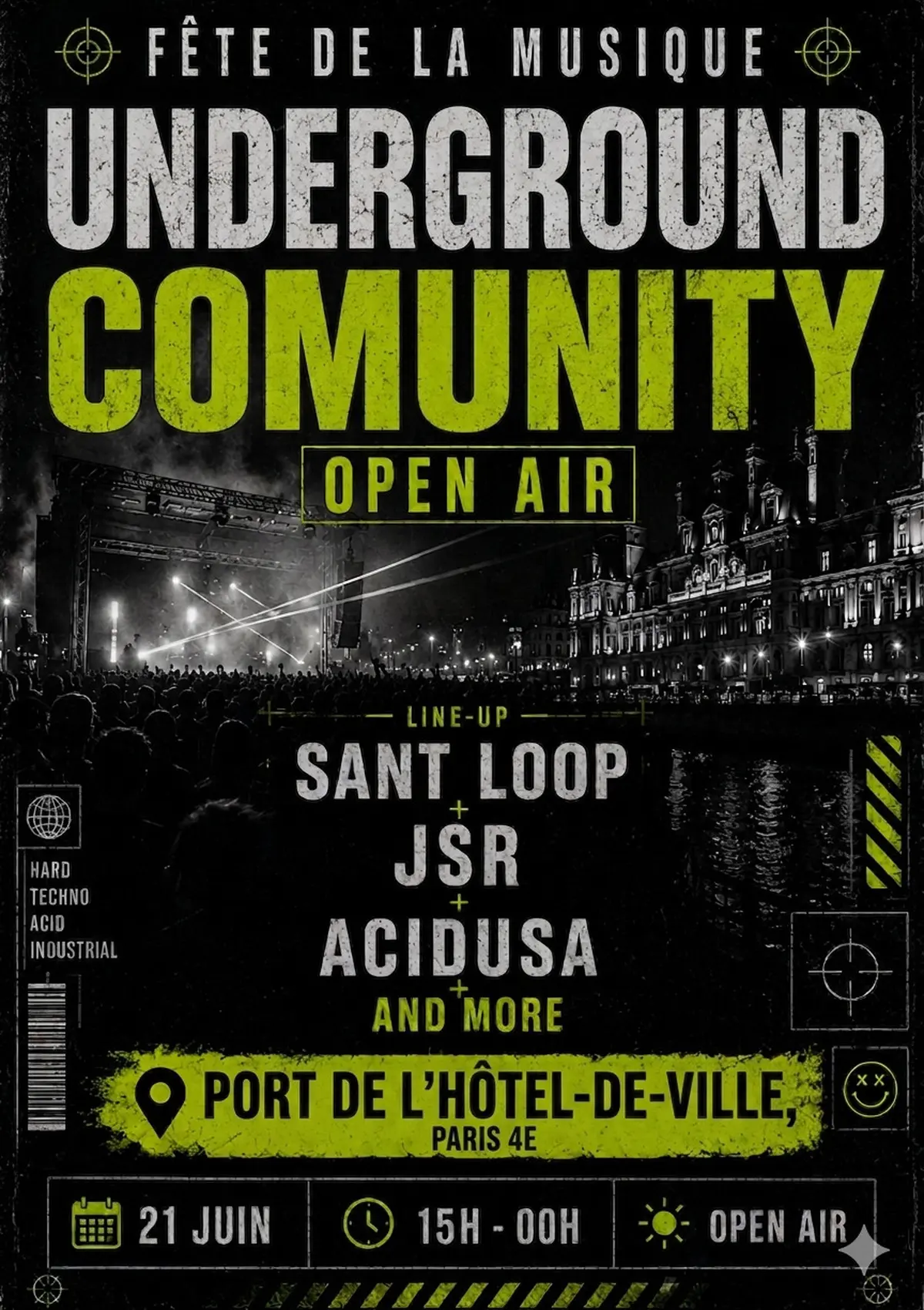 Sacré véhémence .. the night in the day - open air