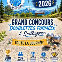 Saillagouse - Grand Concours Doublettes Formées Au Boulodrome