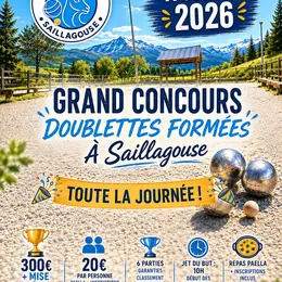Saillagouse - Grand Concours Doublettes Formées Au Boulodrome
