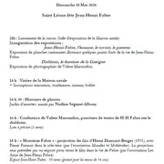 Saint Léons fête Jean-Henri FABRE