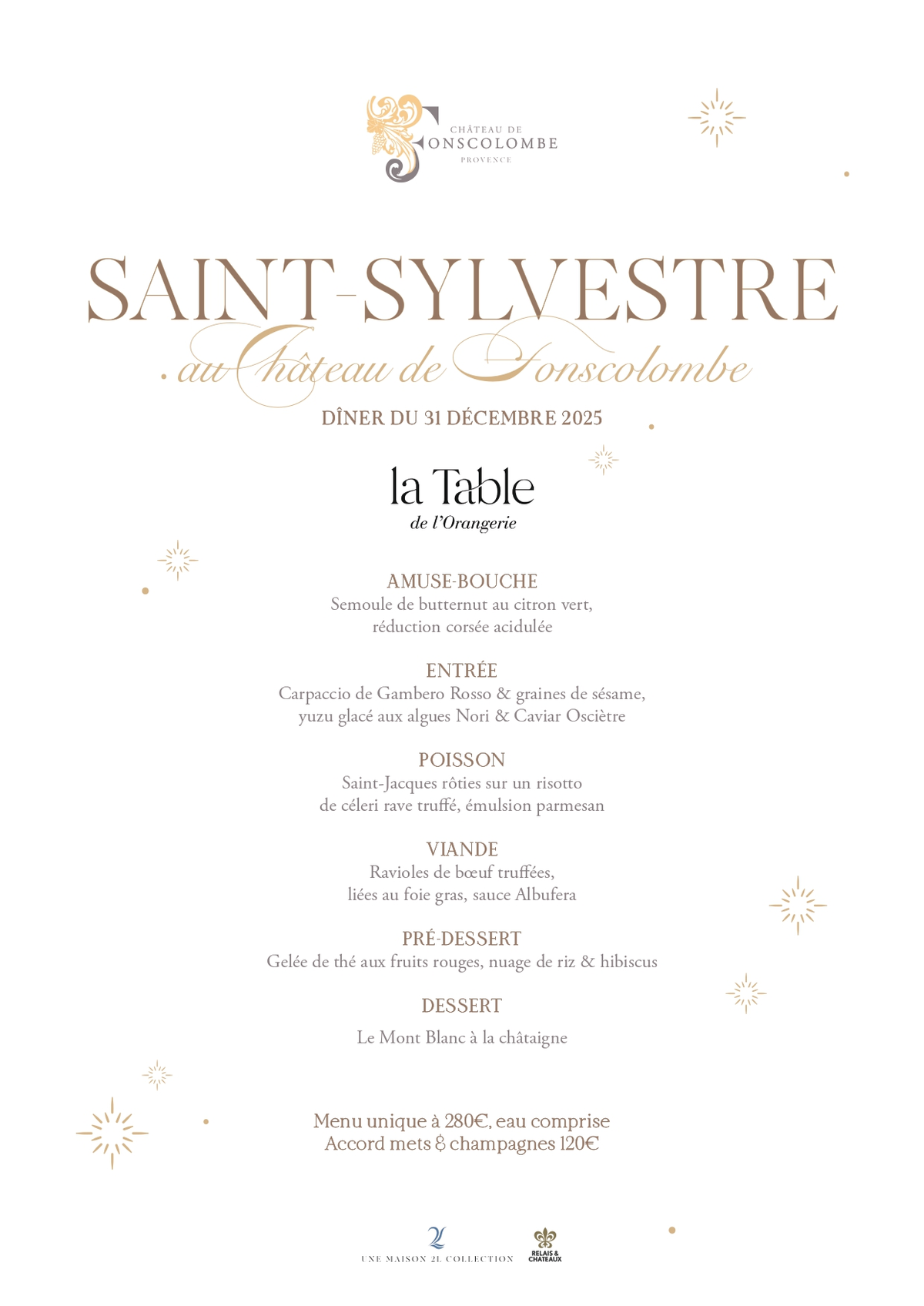 Saint-Sylvestre au Château de Fonscolombe