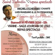 Saint Valentin à la ferme de Lafitte : Repas spectacle avec Michel Etcheverry