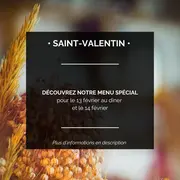 Saint-Valentin au restaurant Les Singuliers