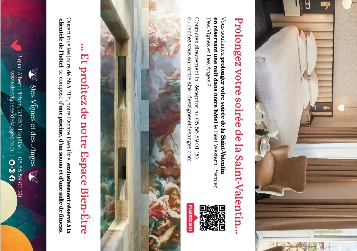 Saint-Valentin : Hôtel restaurant des Vignes et des Anges