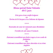 Saint-Valentin restaurant Chouchou & Co