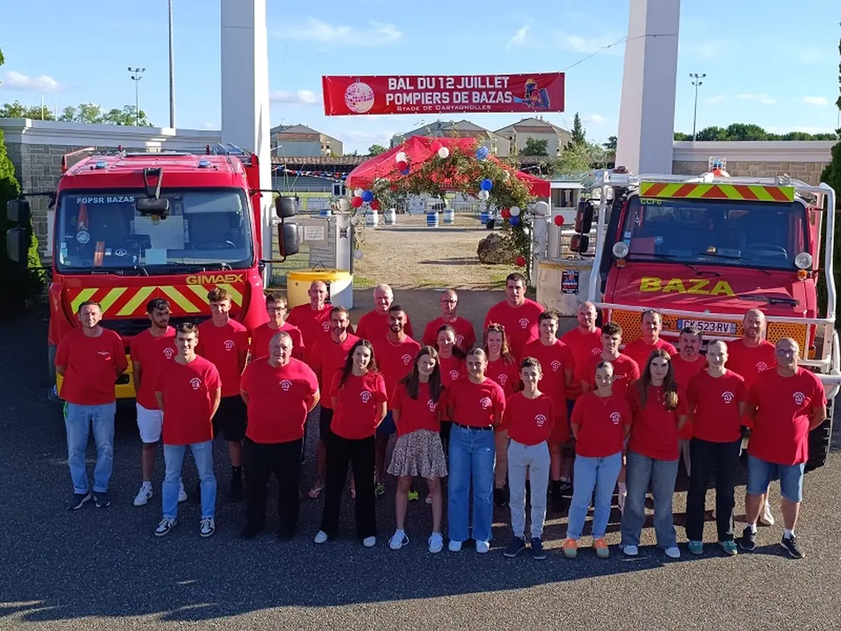 Sainte-Barbe et Téléthon des Pompiers de Bazas