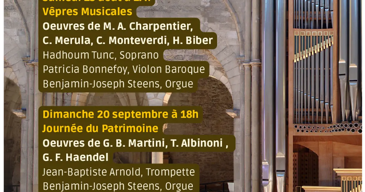 Saison 2026 - Concerts d'orgue en la Basilique Saint Remi de Reims