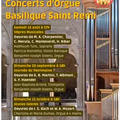 Saison 2026 - Concerts d'orgue en la Basilique Saint Remi de Reims