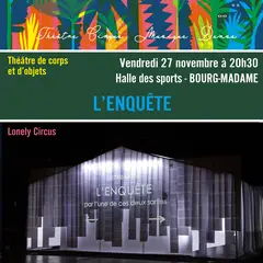 Saison Cerdane - L’enquête – Compagnie Lonely Circus:  Théâtre D’objets Et De Corps