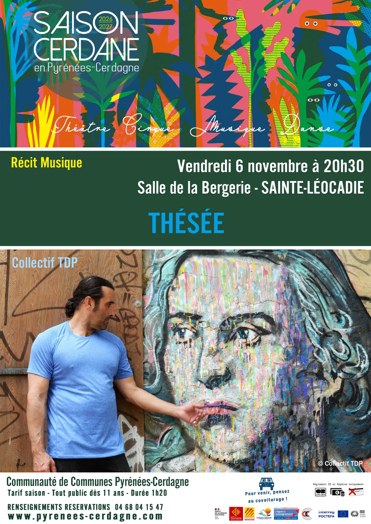 Saison Cerdane - Thésée – Collectif Tdp: Recit - Musique