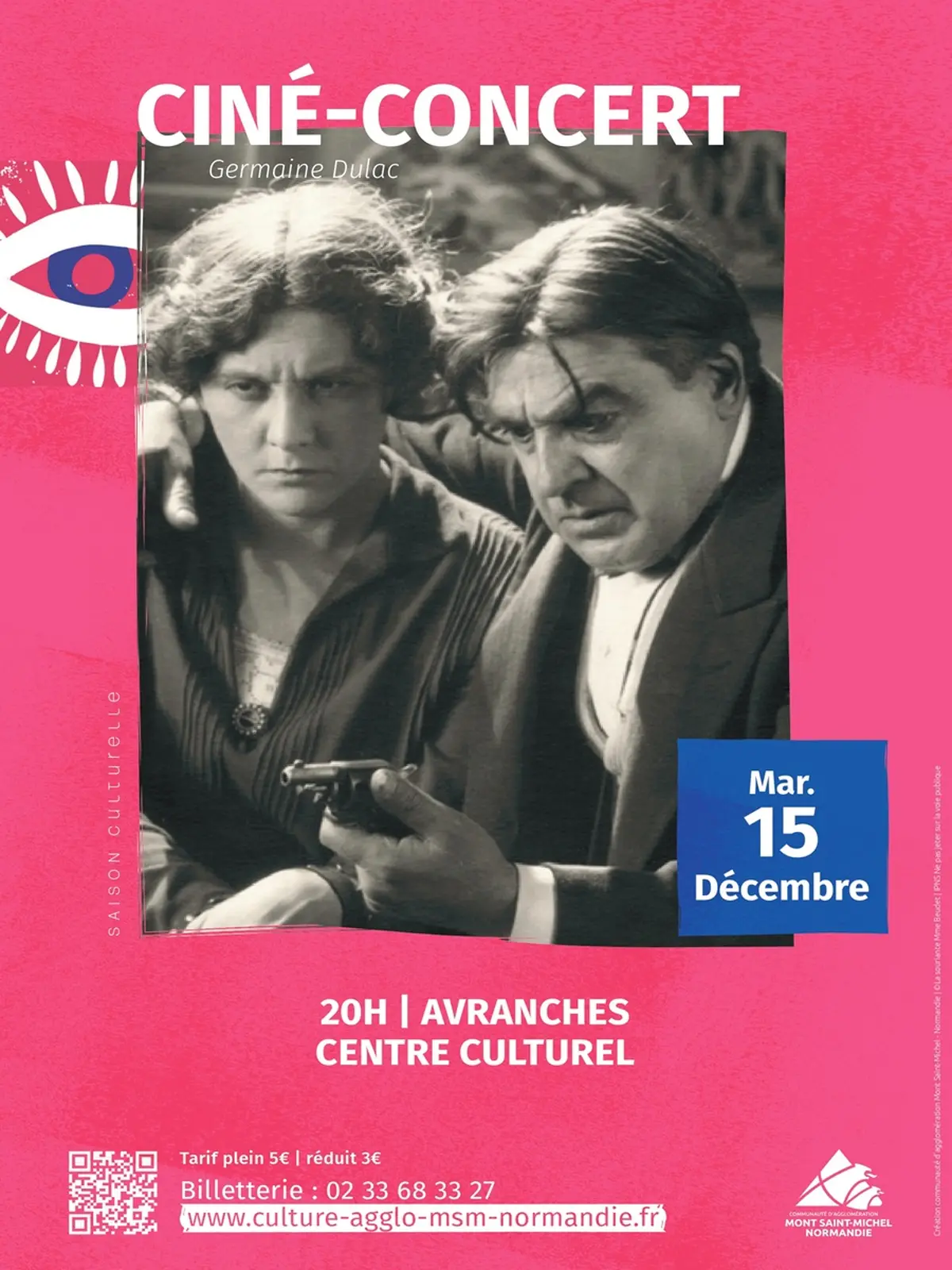 Saison Culturelle > Ciné-débat Ciné Concert : Disque 957 et La souriante madame Beudet