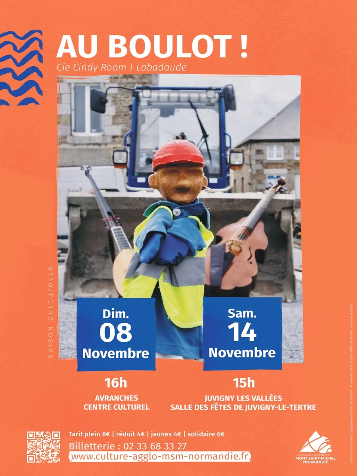 Saison Culturelle > En famille - Marionnette Au boulot !