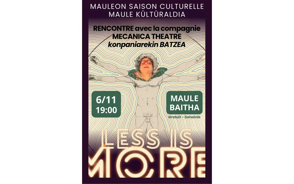 Saison culturelle : less is more, théâtre