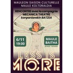 Saison culturelle : less is more, théâtre